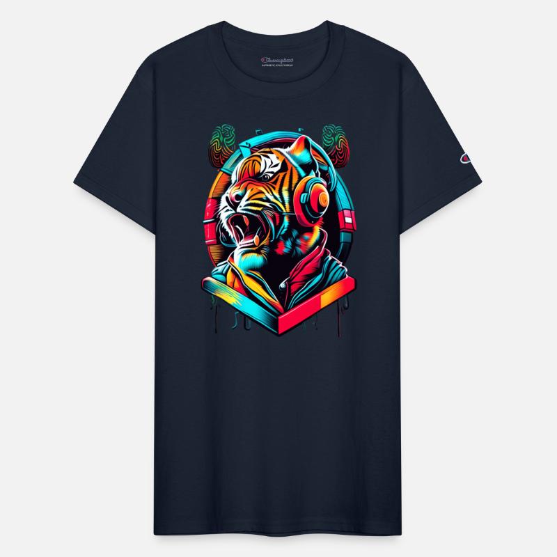 Colorful Tiger Face