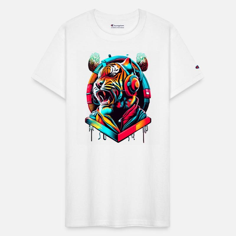 Colorful Tiger Face