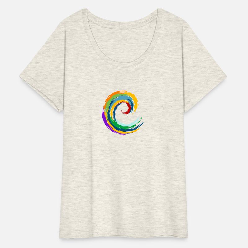 Colourful painting t shirt