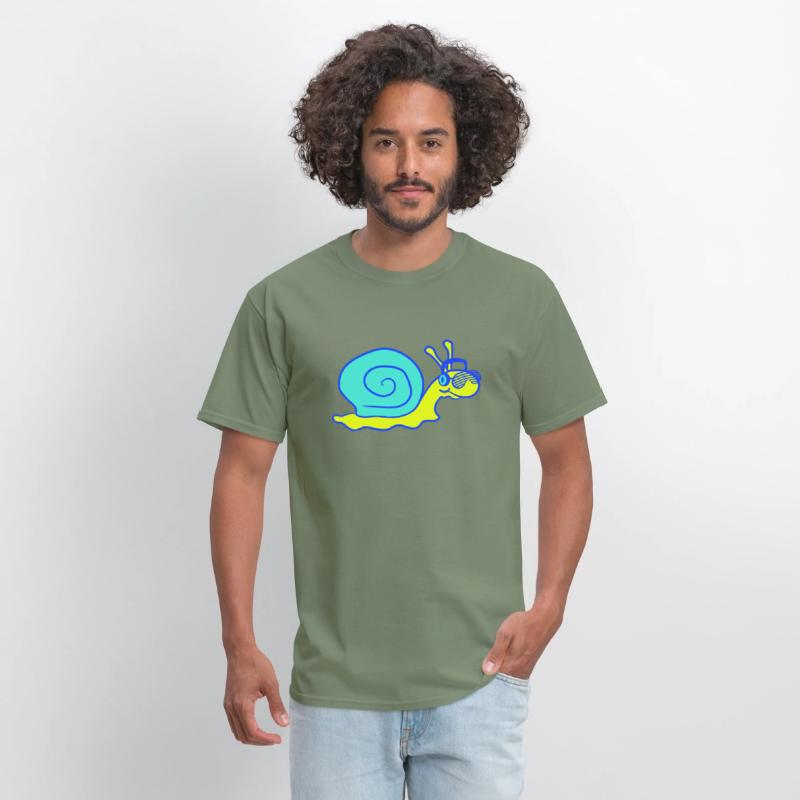 Cool Cute DJ Snail Funny Music Party Club Animal