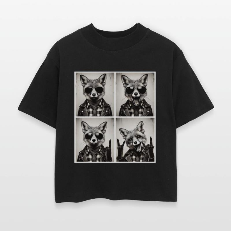 Cool Fox – Rocker Style with Sunglasses