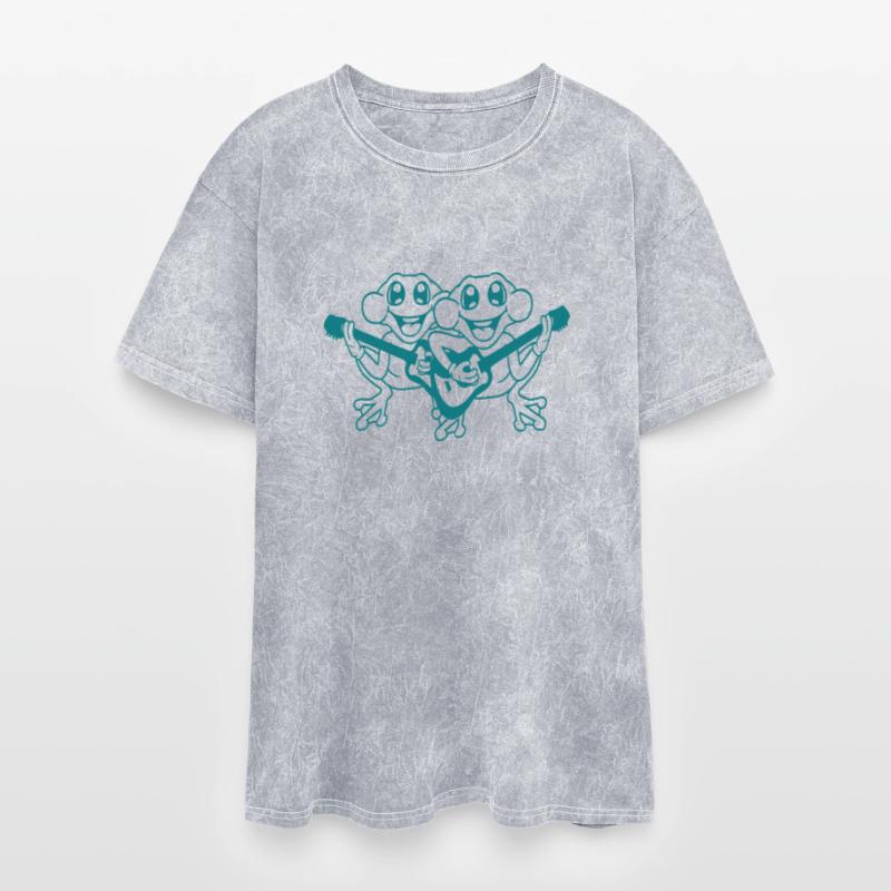 Cool Frogs Guitar Band Sweet Two Frog Friends Team