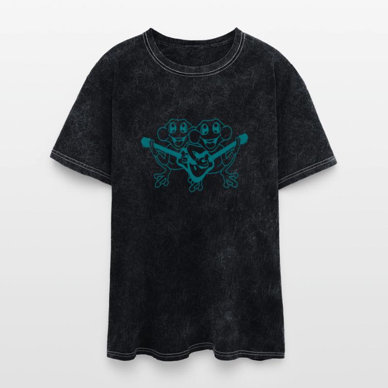 Cool Frogs Guitar Band Sweet Two Frog Friends Team