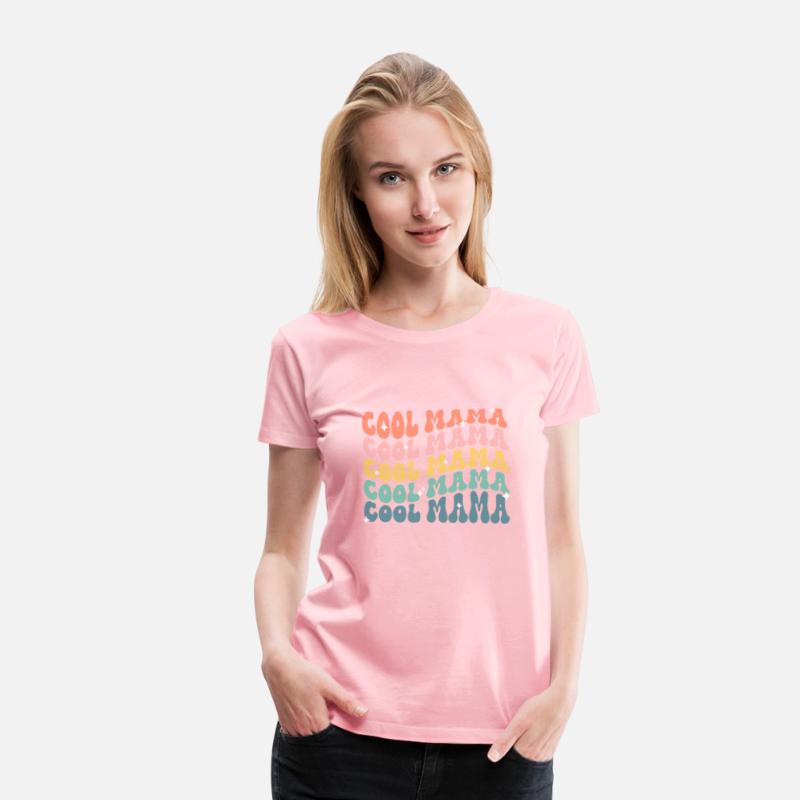 Cool Mama Retro Mothers Day New Mom Pregnancy Anno