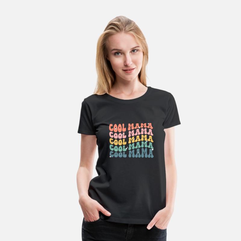 Cool Mama Retro Mothers Day New Mom Pregnancy Anno