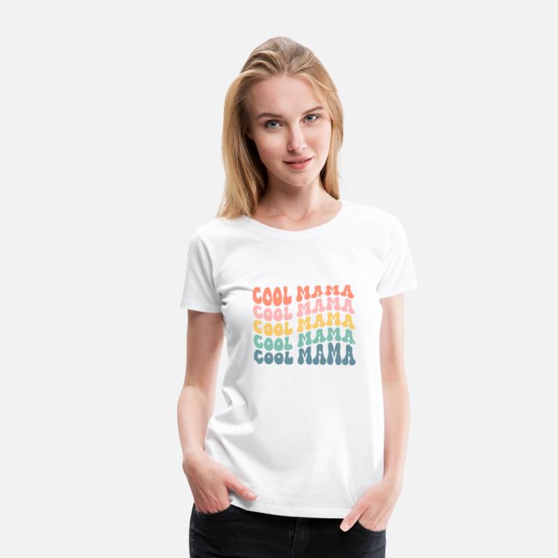 Cool Mama Retro Mothers Day New Mom Pregnancy Anno