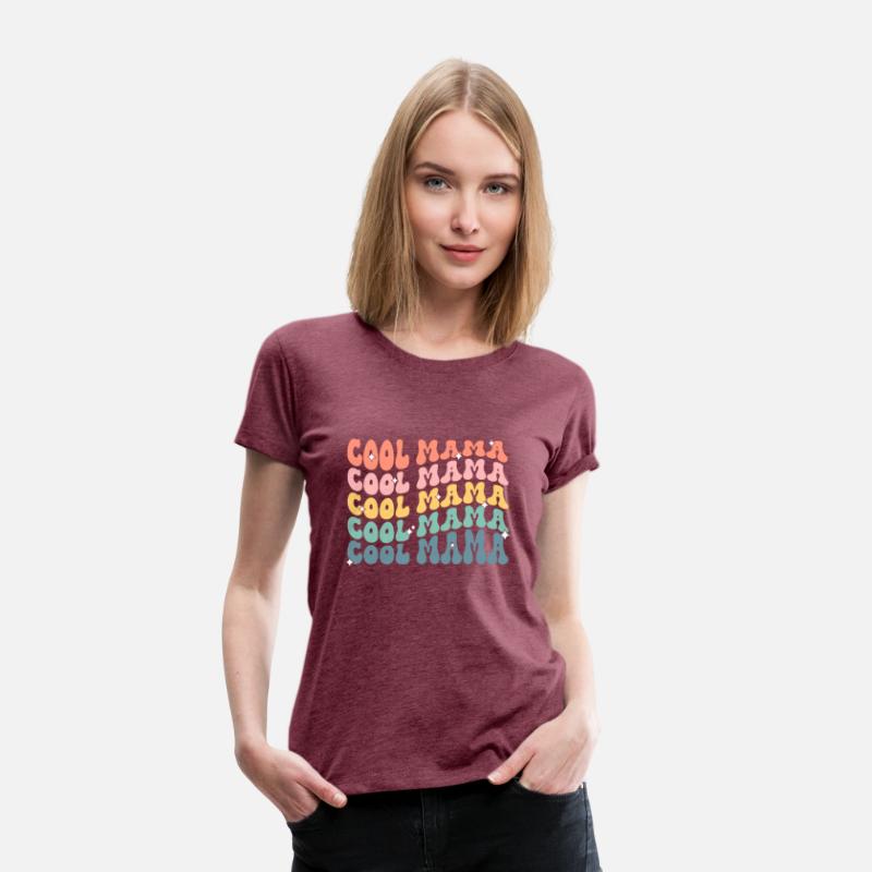 Cool Mama Retro Mothers Day New Mom Pregnancy Anno