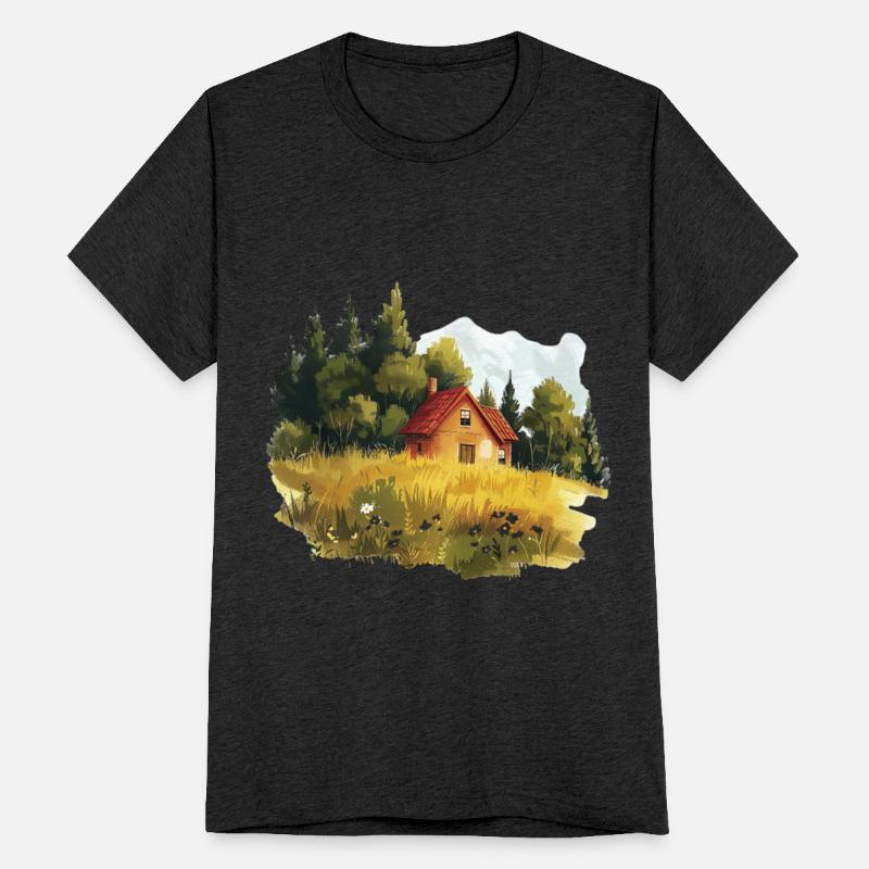 Cozy Cottage Amidst Golden Fields