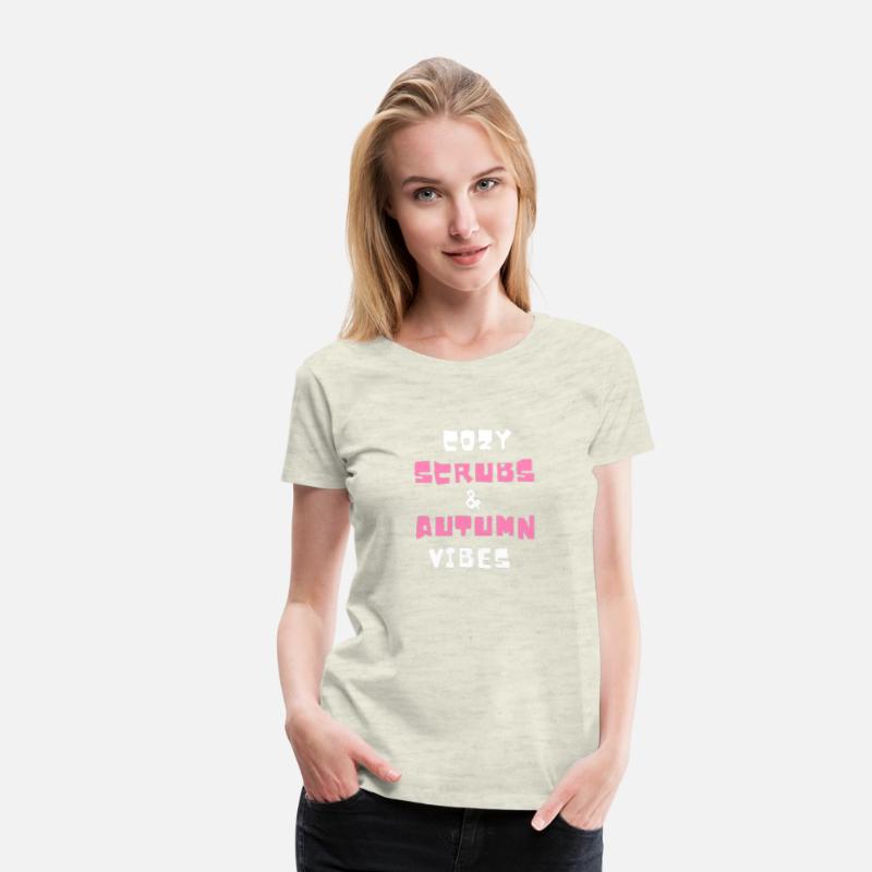 Cozy Scrubs & Autumn Vibes Tee