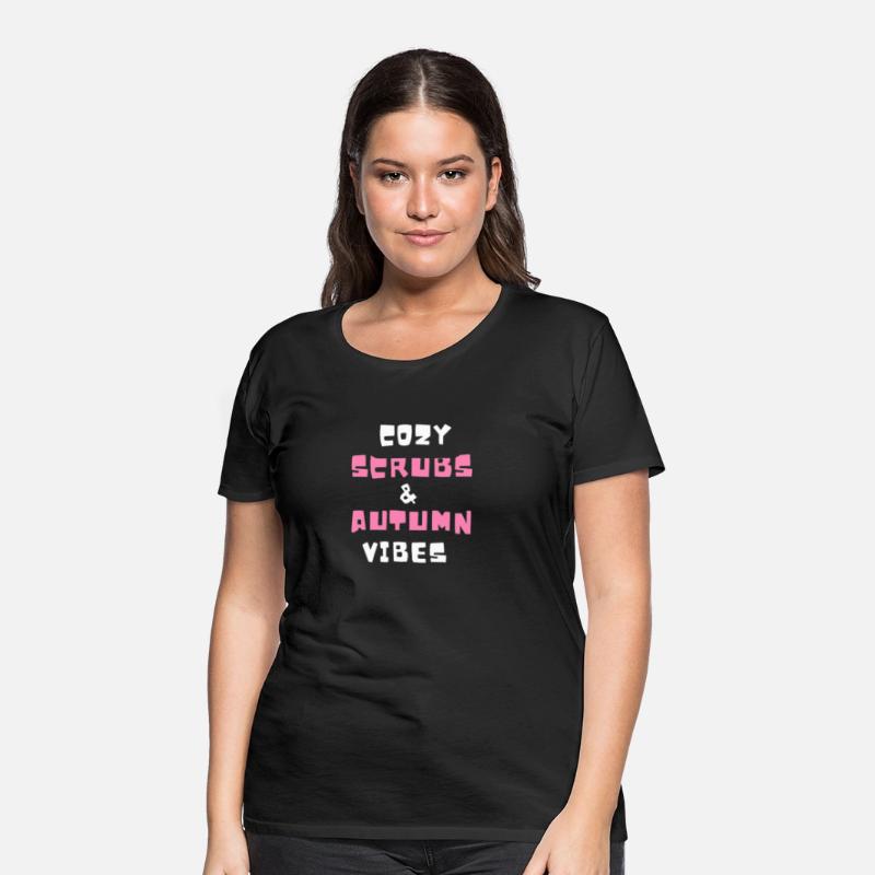 Cozy Scrubs & Autumn Vibes Tee