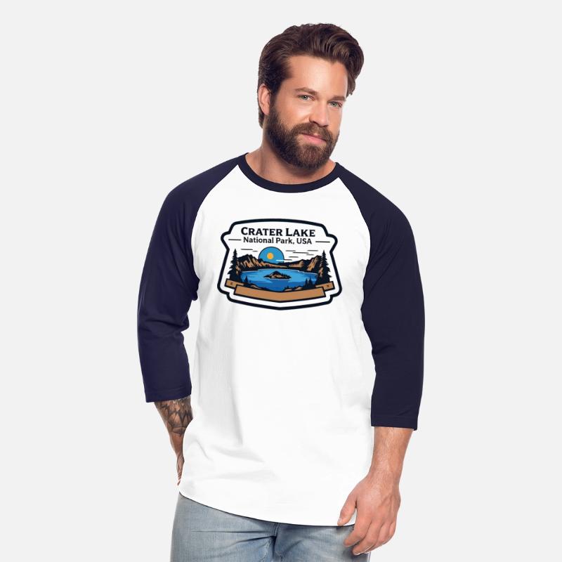 Crater Lake National Park Southern Oregon USA Logo