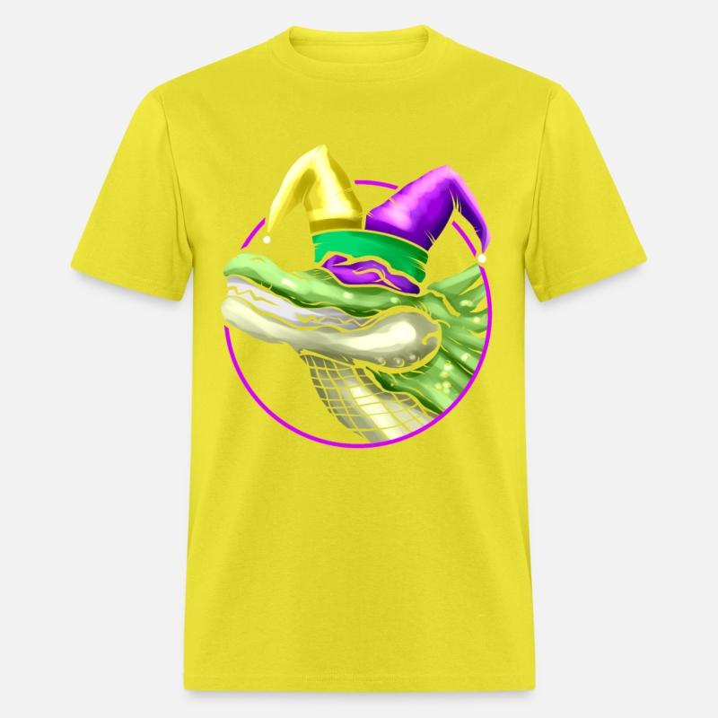 Crocodile with Jester Hat for Mardi Gras