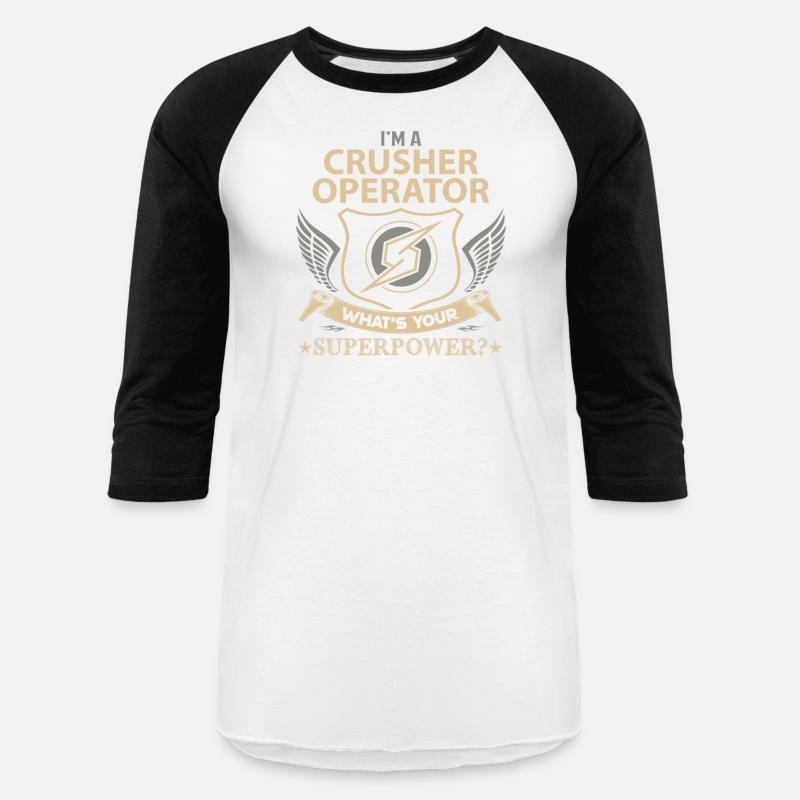 Crusher Operator T Shirt - Superpower Job Gift Ite