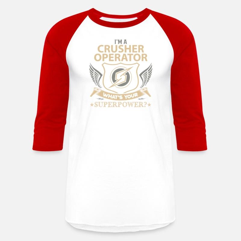 Crusher Operator T Shirt - Superpower Job Gift Ite