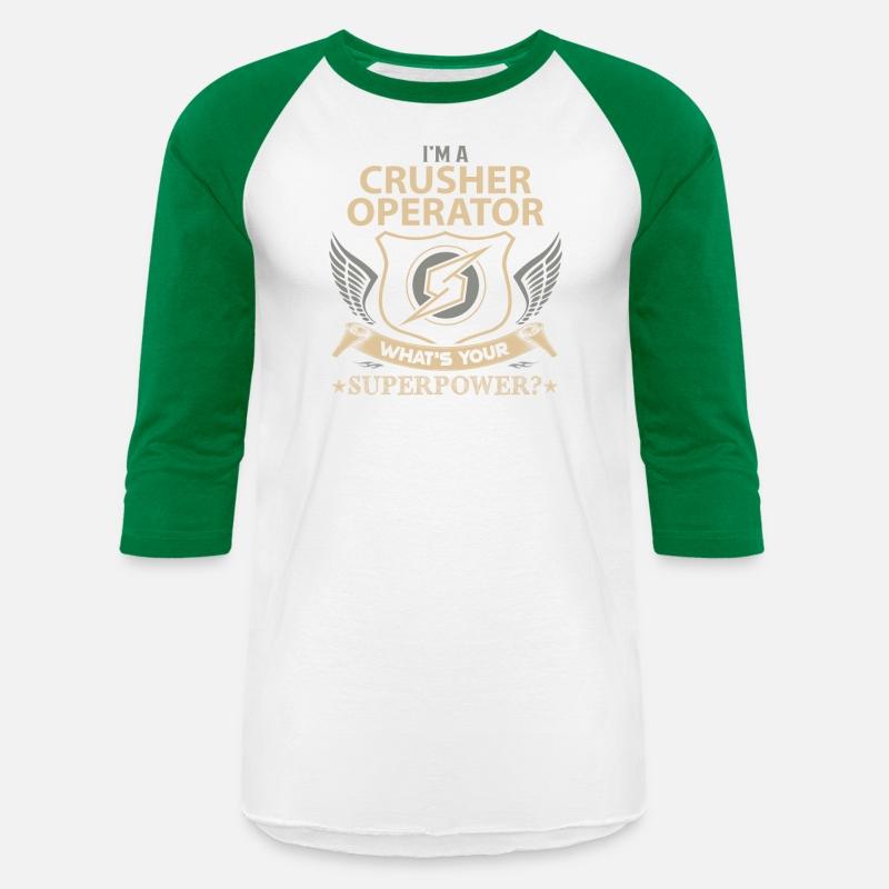 Crusher Operator T Shirt - Superpower Job Gift Ite