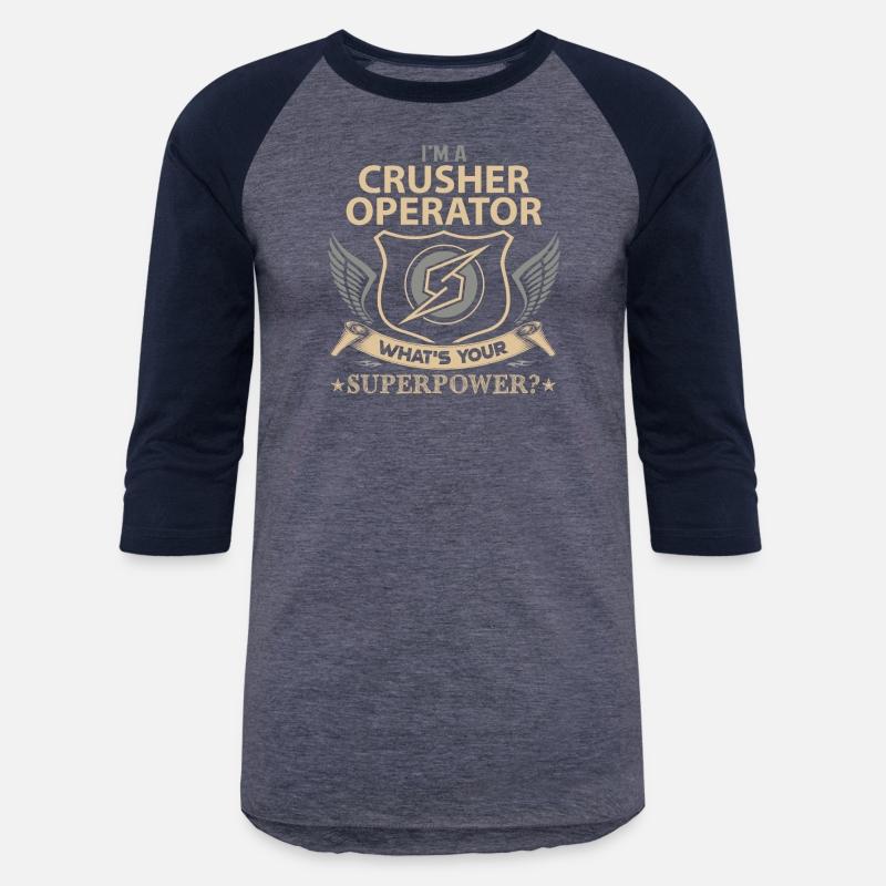 Crusher Operator T Shirt - Superpower Job Gift Ite