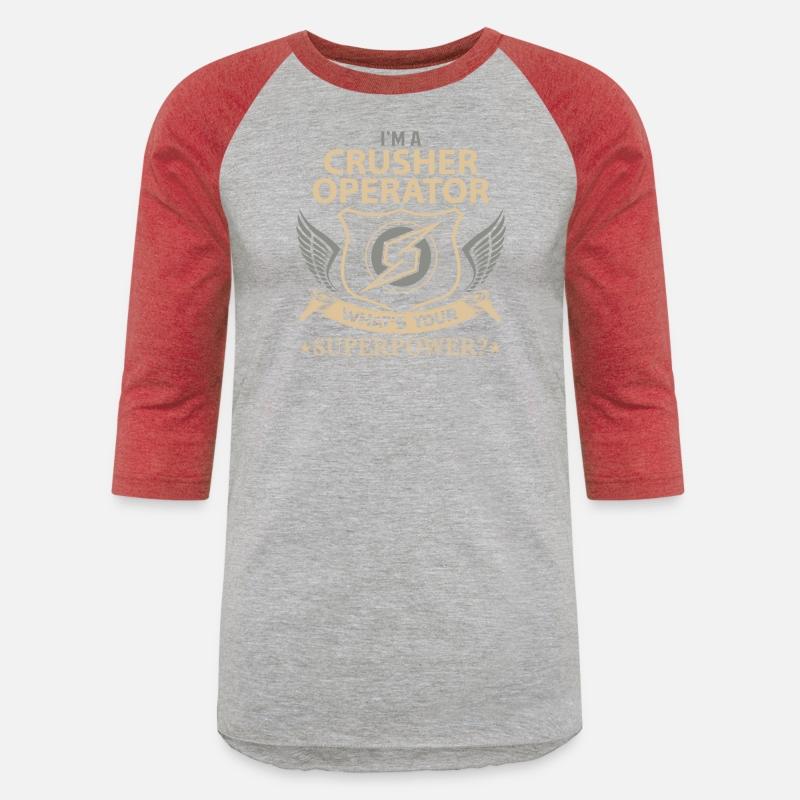 Crusher Operator T Shirt - Superpower Job Gift Ite