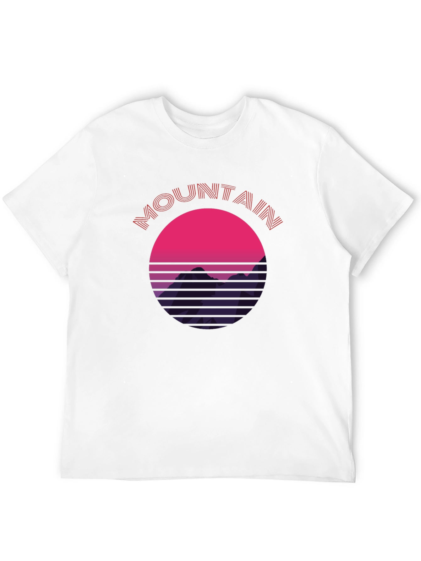 Retro Mountain Sunset T-Shirt