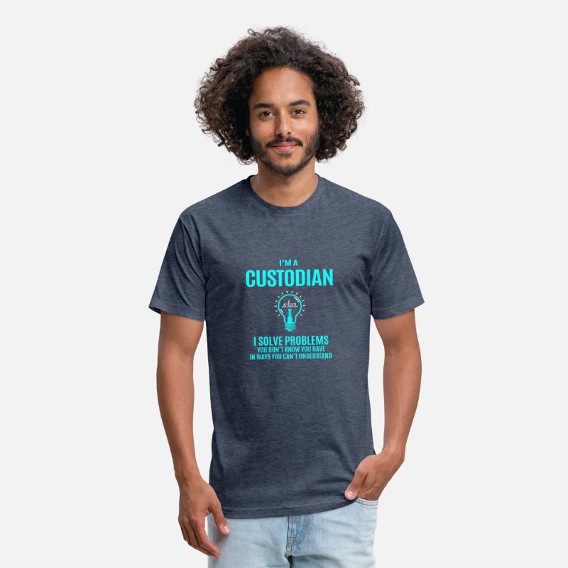 Custodian T Shirt - I Solve Problems Gift Item Tee