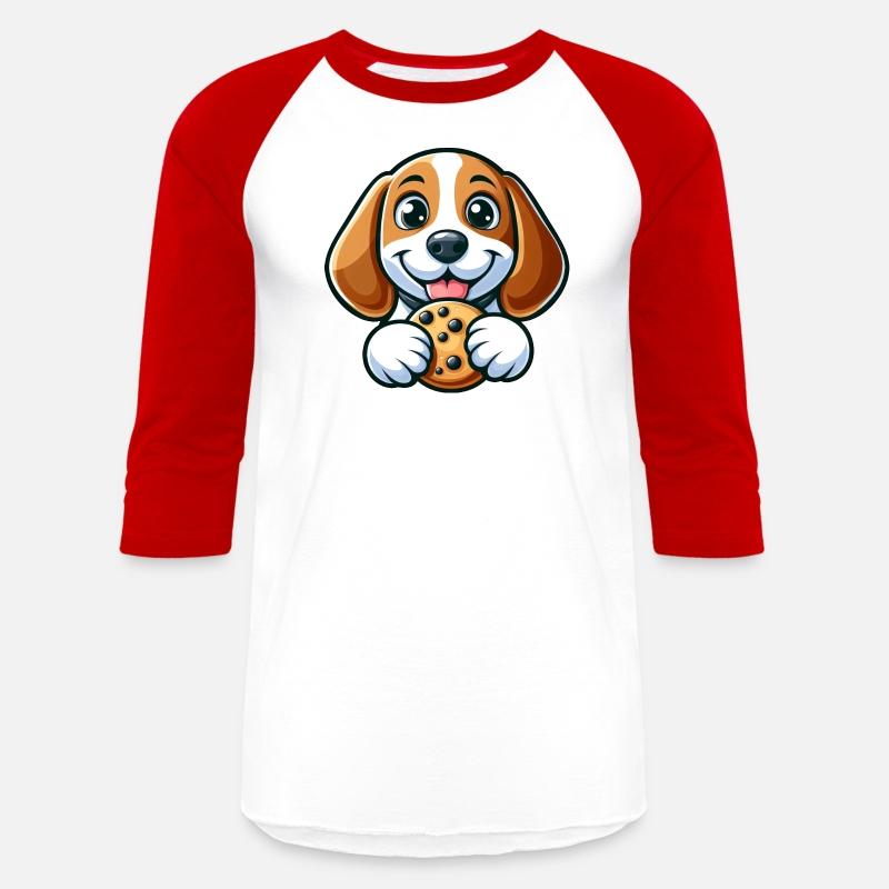 Cute beagle dog sweet cookies dessert
