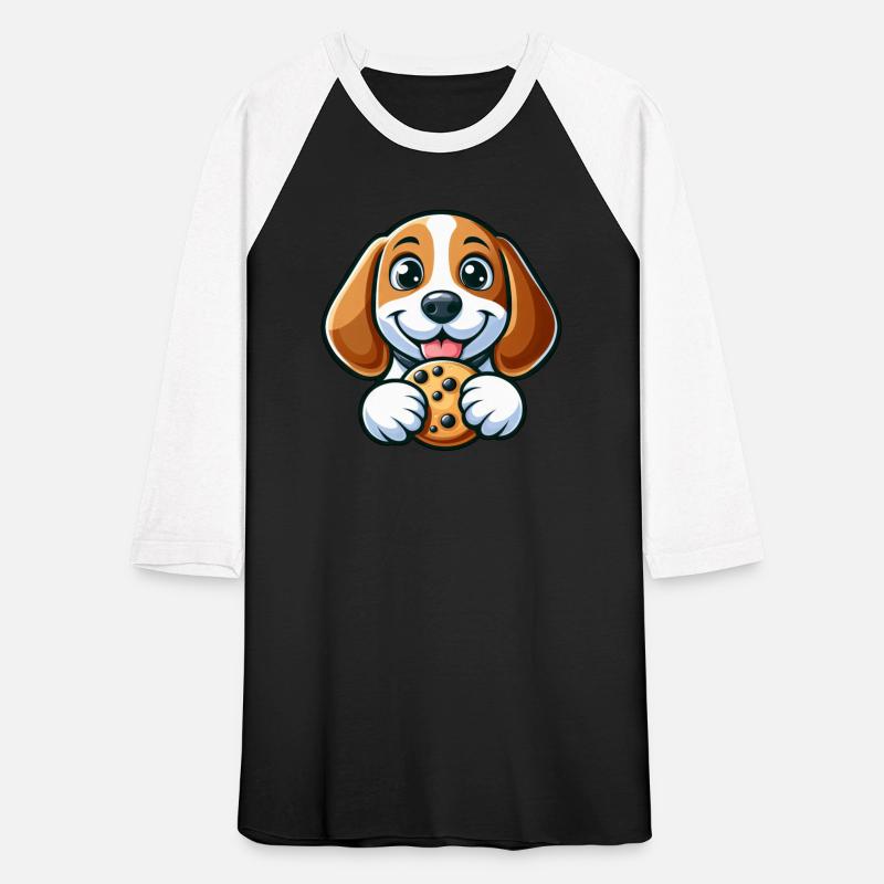 Cute beagle dog sweet cookies dessert
