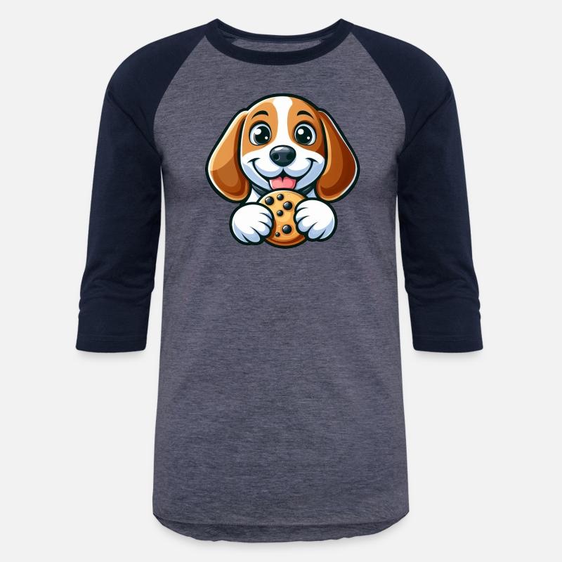 Cute beagle dog sweet cookies dessert