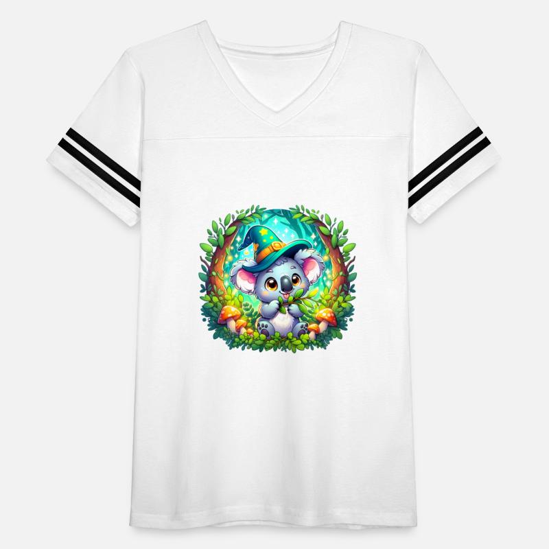 Cute Cartoon Koala T-Shirt - Whimsical Eucalyptus