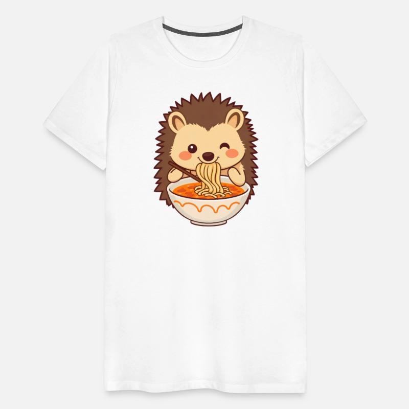 Cute Hedgehog Noodle Bowl Design