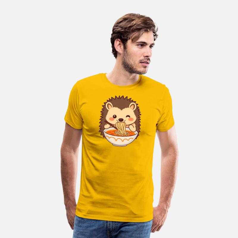Cute Hedgehog Noodle Bowl Design