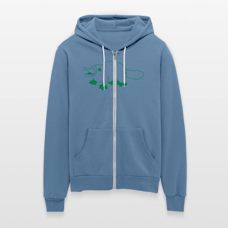 Cute little walking squat platypus