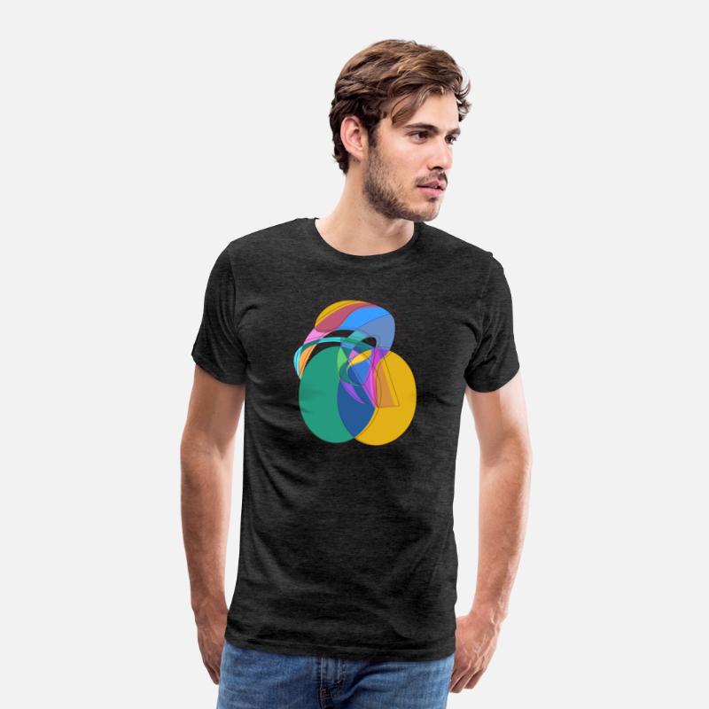 cyclist aura abstract circle geometric drawing