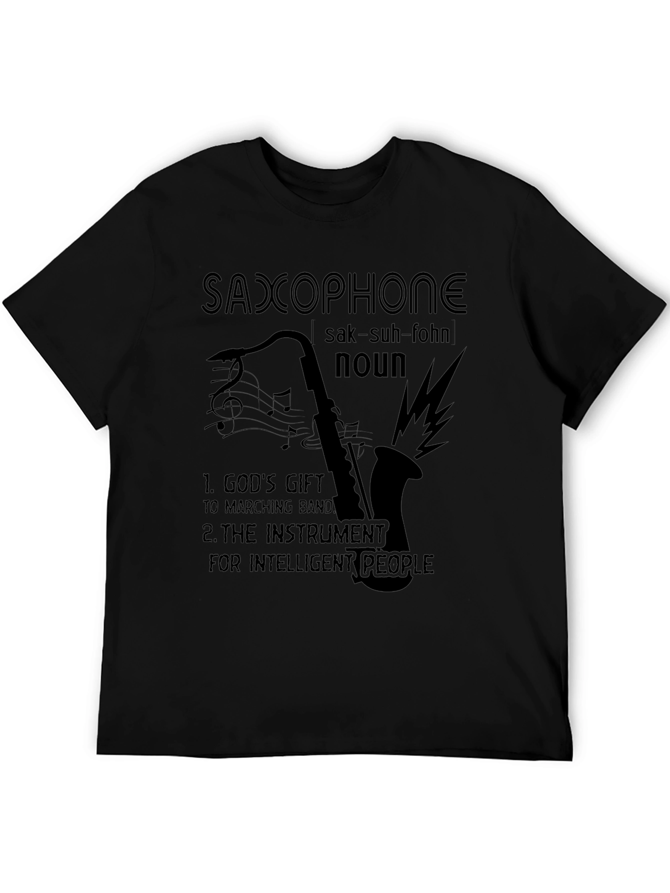Saxophone Definition Graphic Tee - Musicians Humor