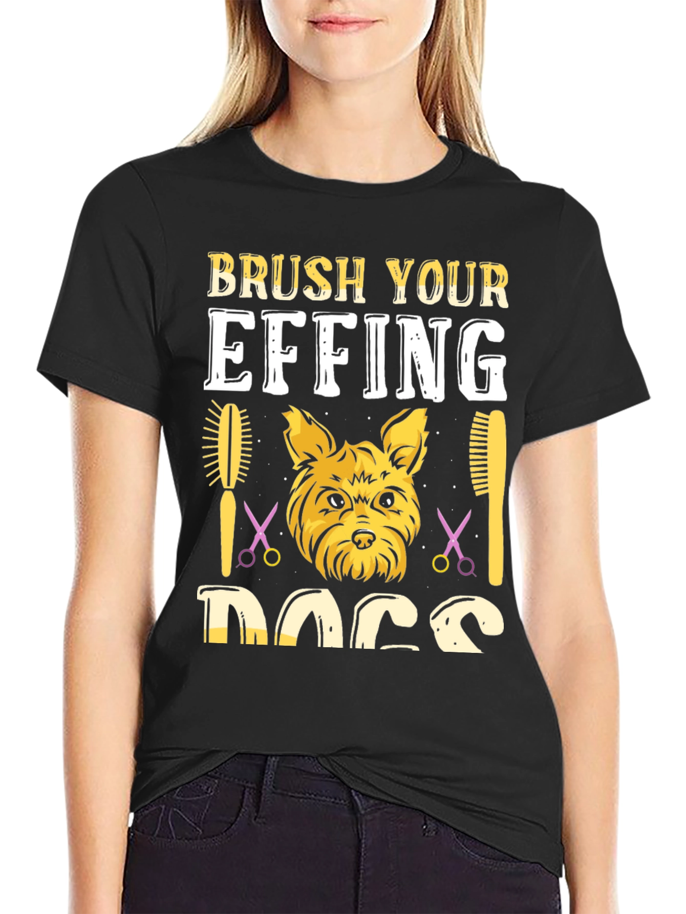 Brush Your Effing Dogs Graphic Tee