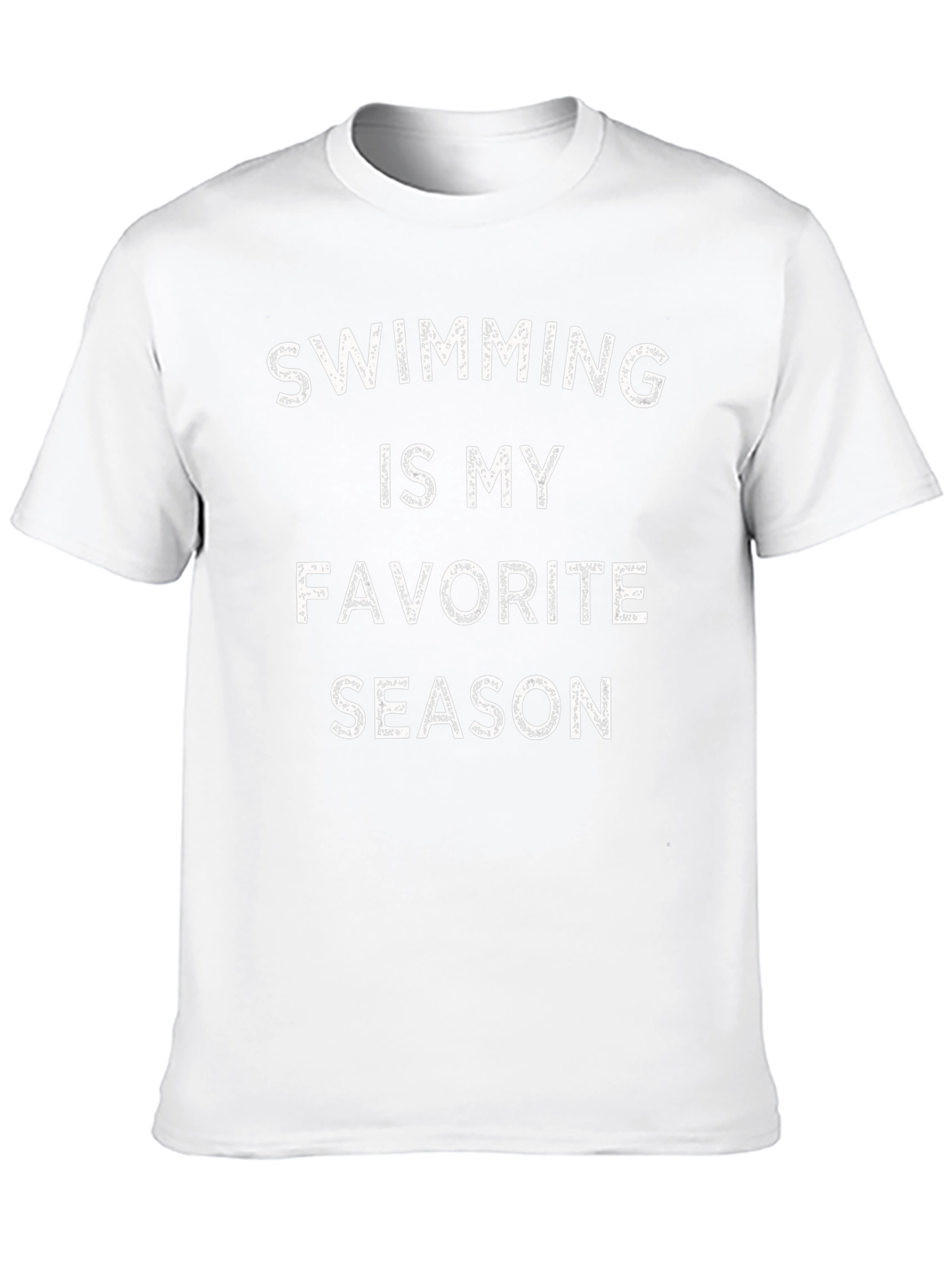 Swimming is My Favorite Season Black T-Shirt