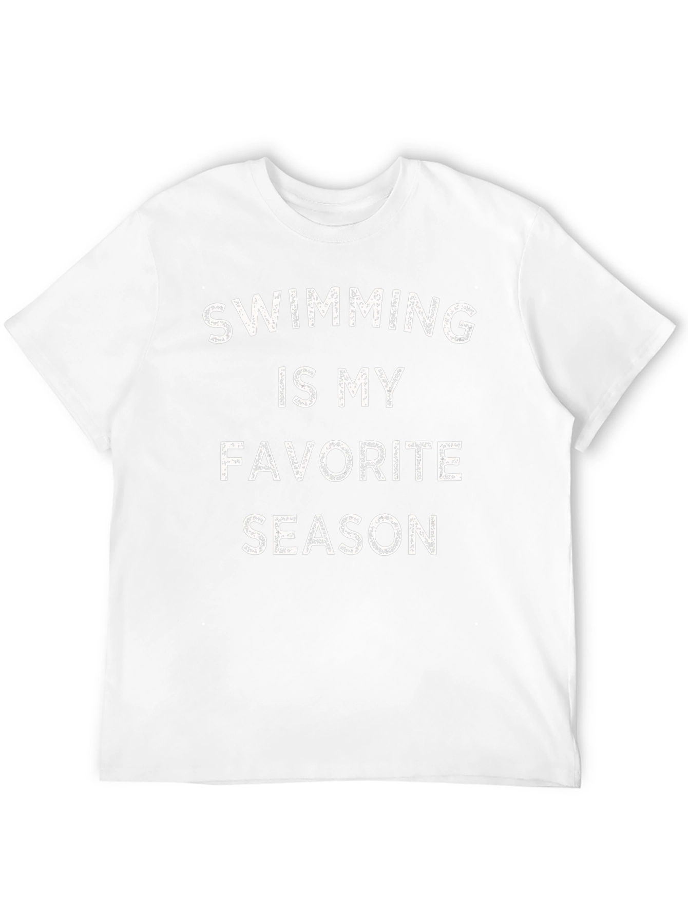Swimming is My Favorite Season Black T-Shirt