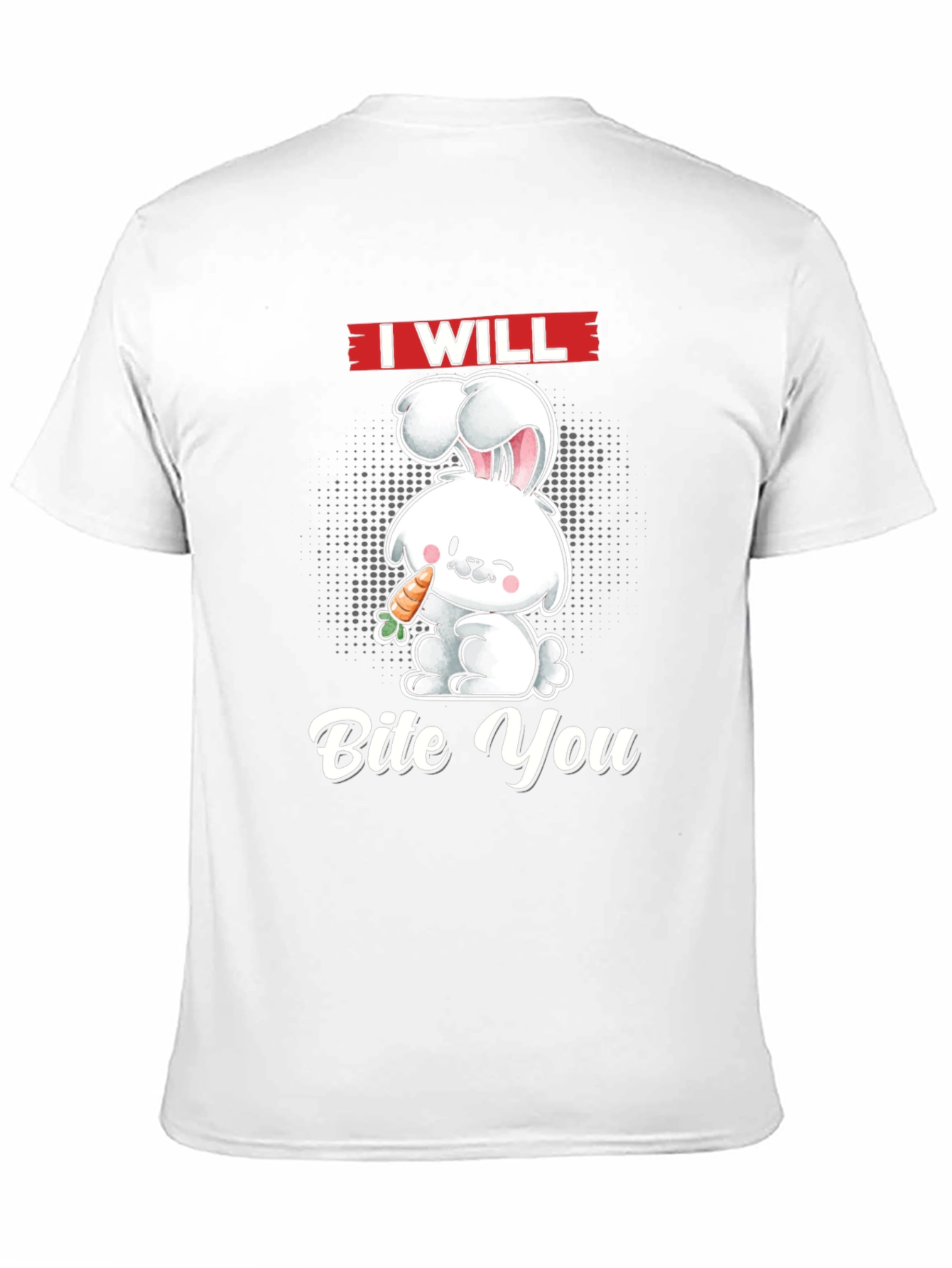 I Will Bite You Bunny Graphic Tee