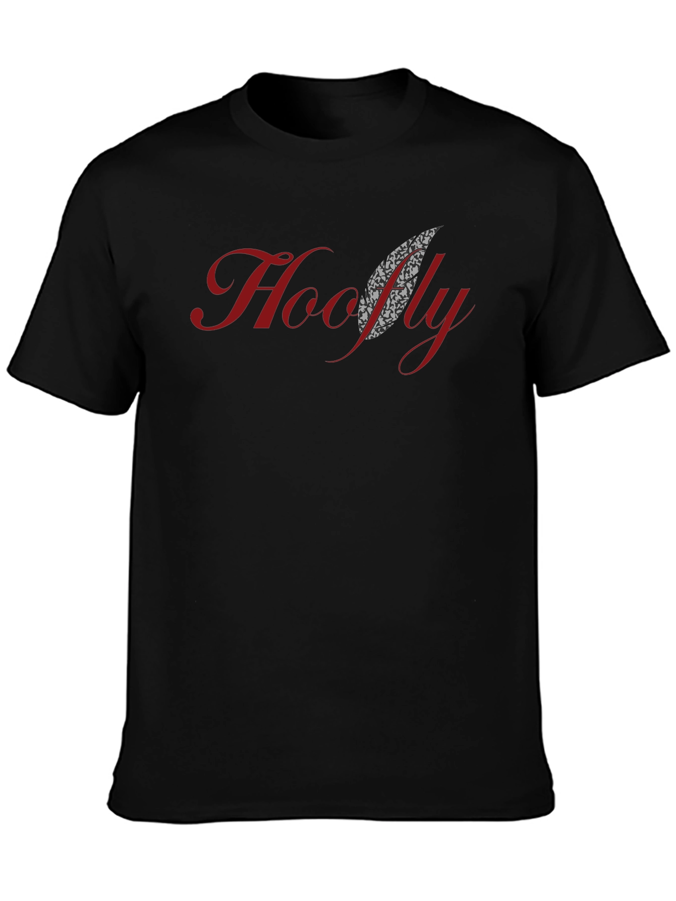 Hoofly Graphic Tee - Stylish Black T-Shirt