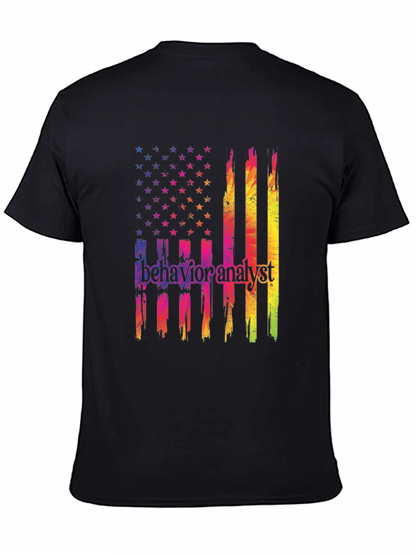 Behavior Analyst American Flag Graphic Tee