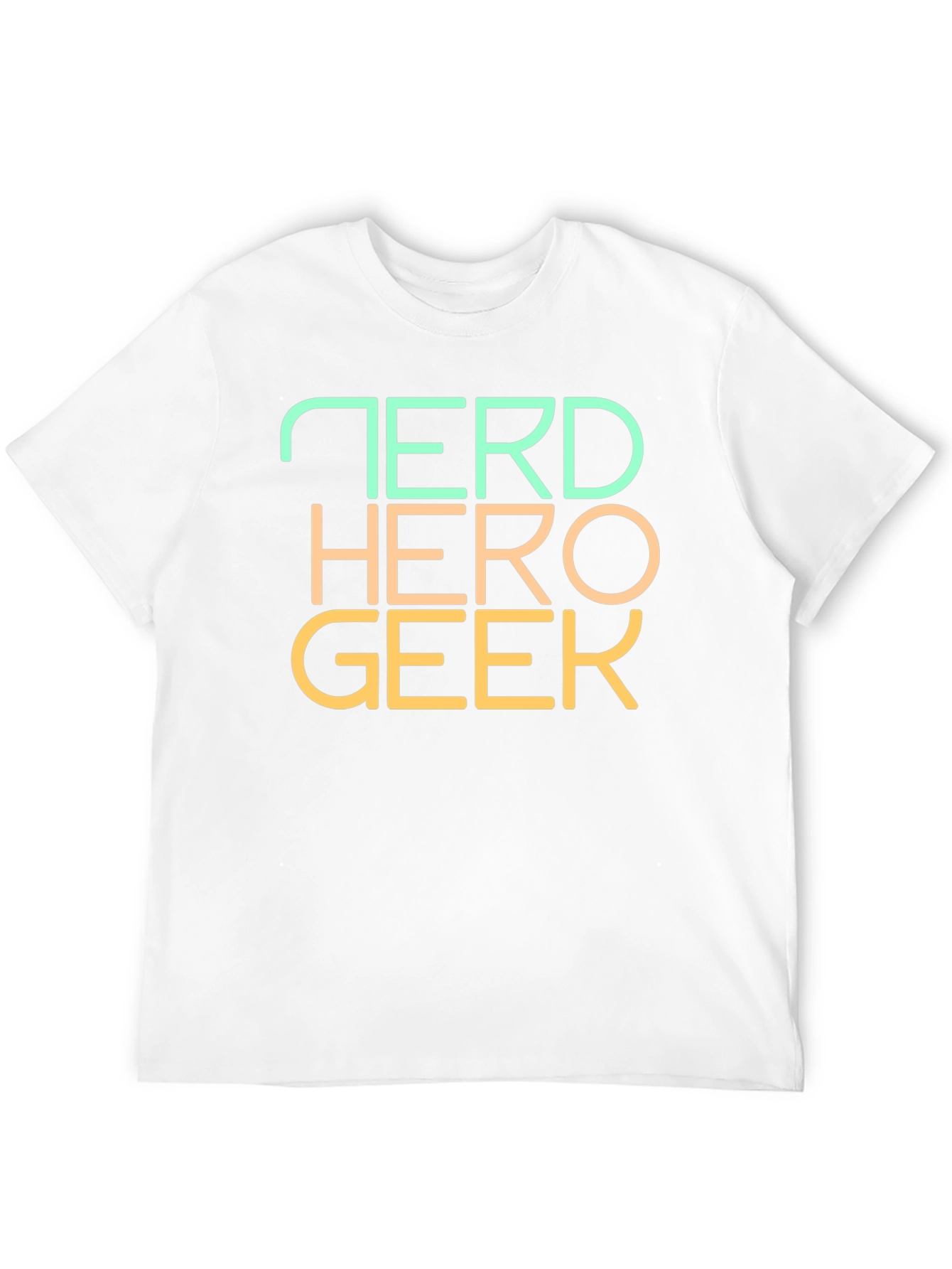 Nerd Hero Geek Graphic Tee - Black Cotton T-Shirt