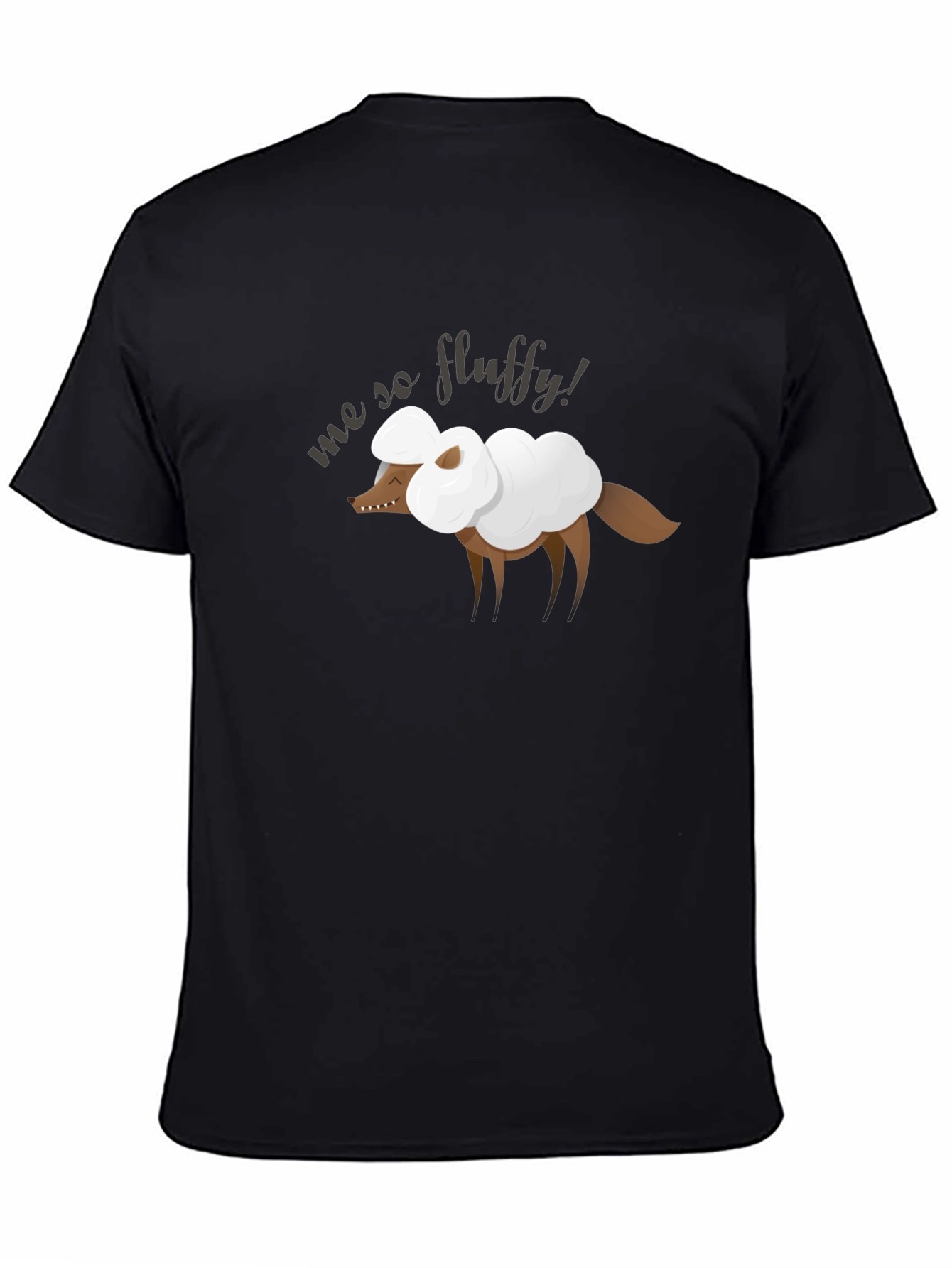 Me So Fluffy Graphic Tee - Novelty Animal Shirt
