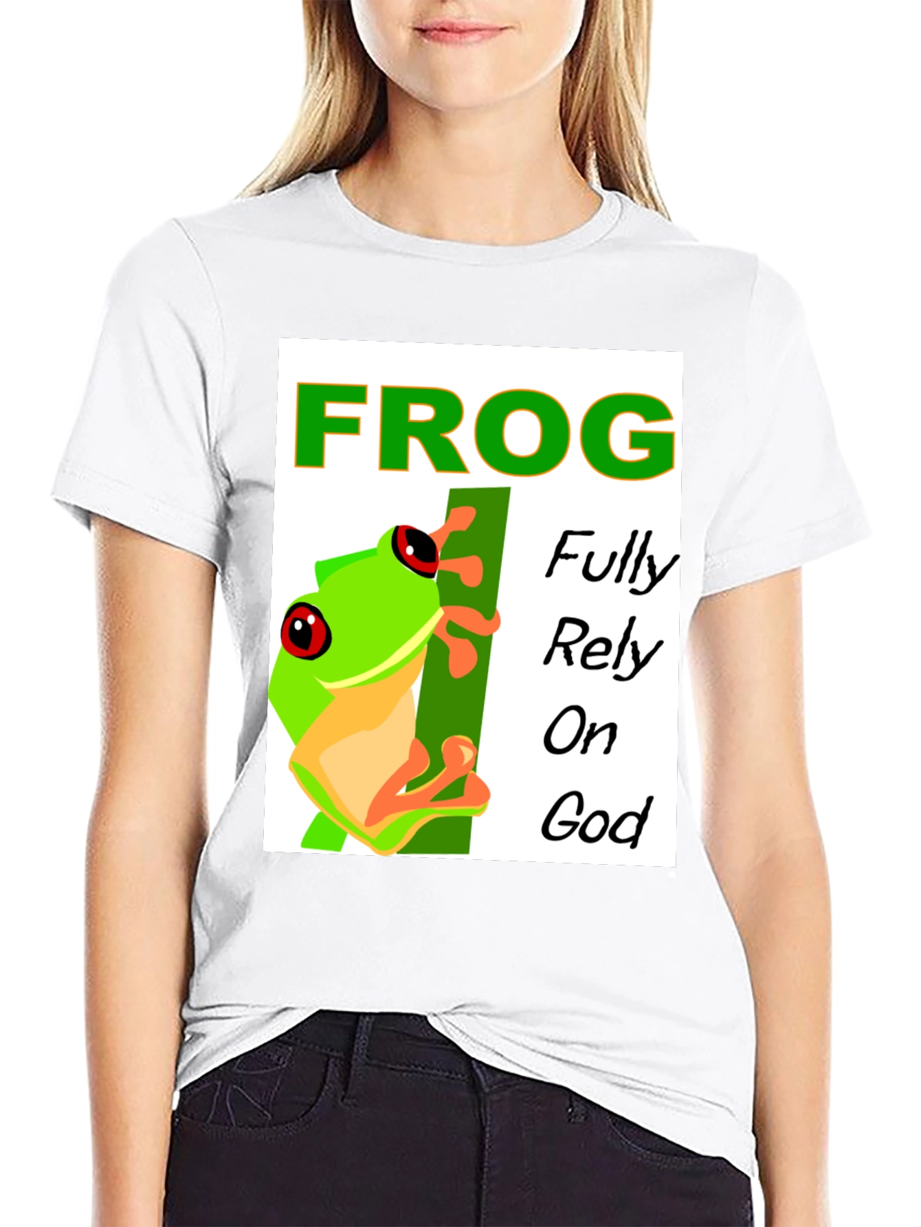 Frog Fully Rely on God T-Shirt