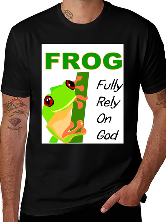 Frog Fully Rely on God T-Shirt