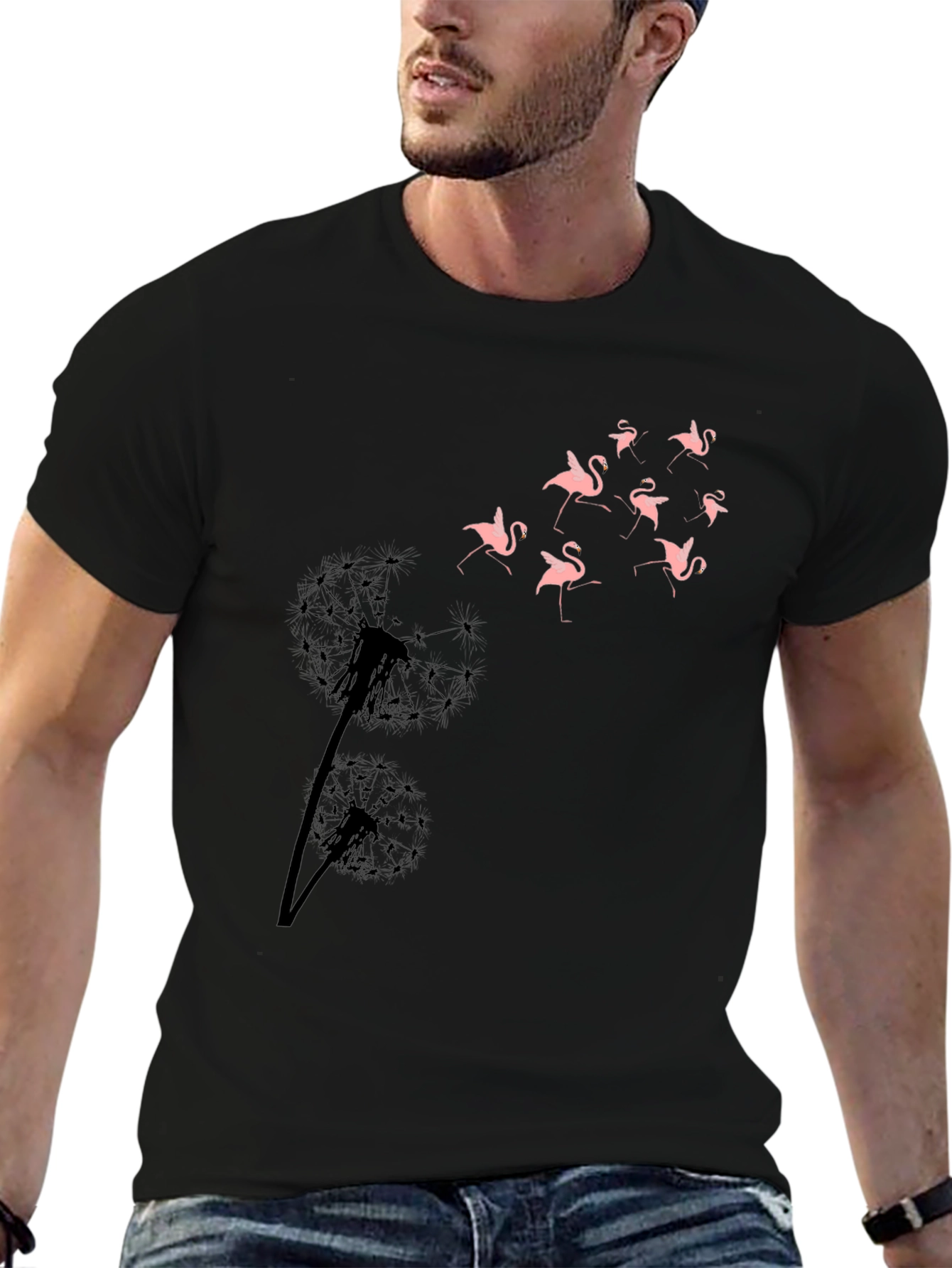 Dandelion Flamingo T-Shirt