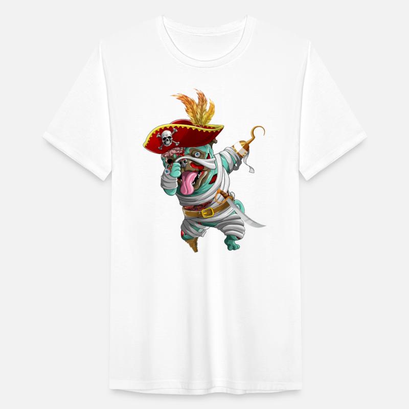 Dabbing Pirate Zombie Mummy Pug Cute Halloween Pug
