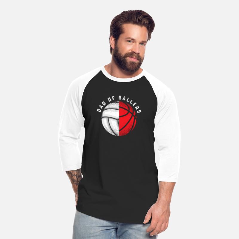 Dad Ballers Volleyball Baetball Son