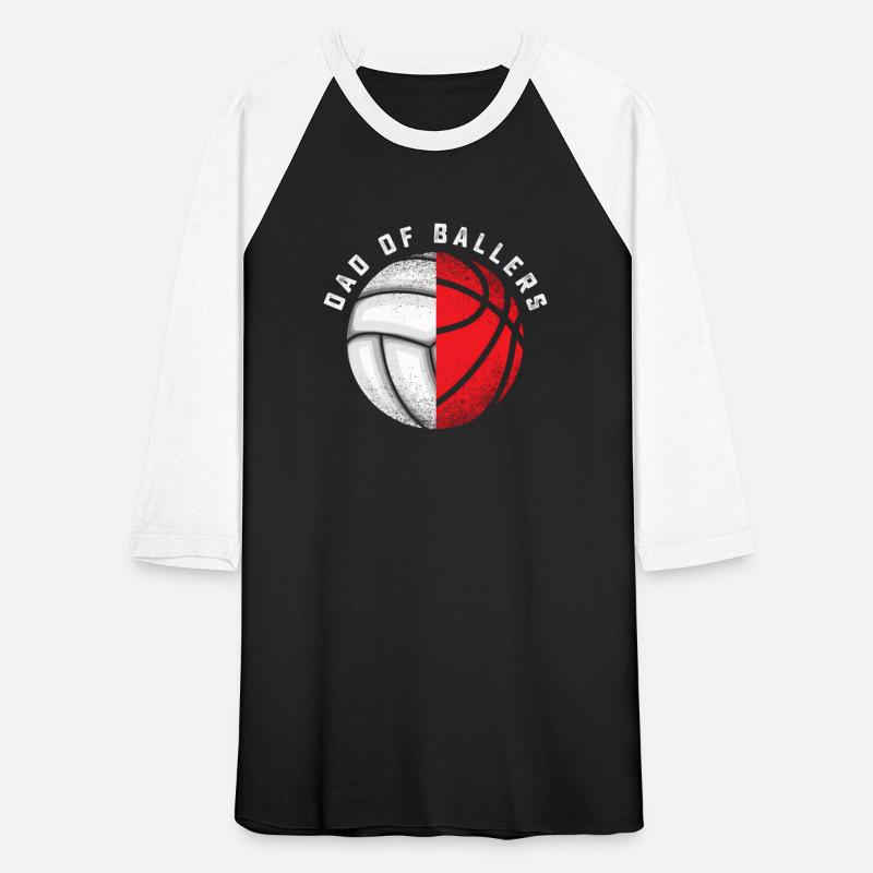 Dad Ballers Volleyball Baetball Son
