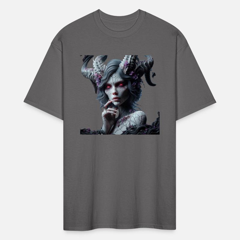 Dark Demon Woman with Horns Art