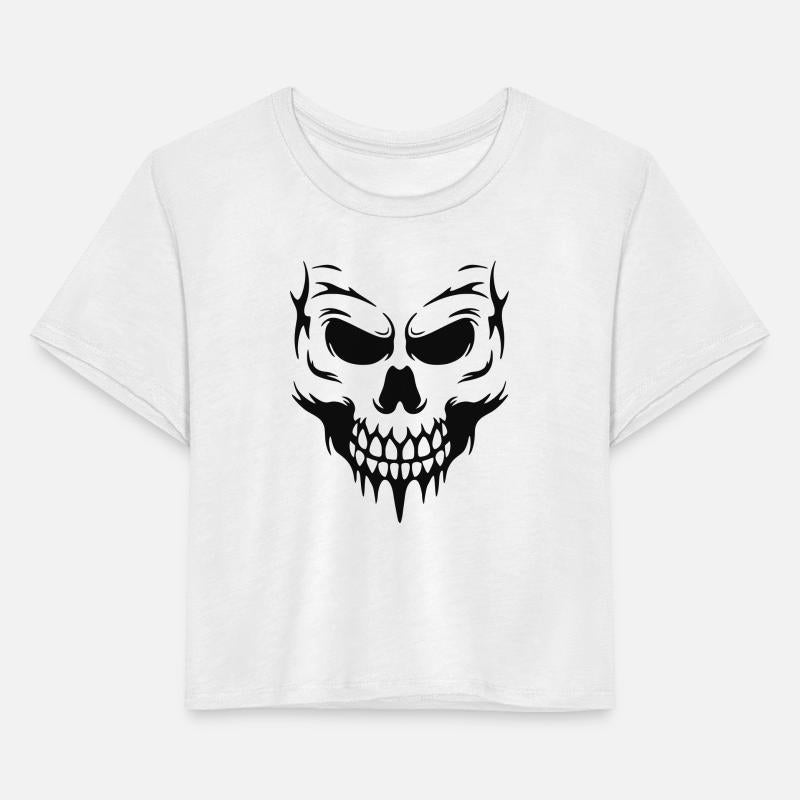 Dark Gothic Skull Illustration