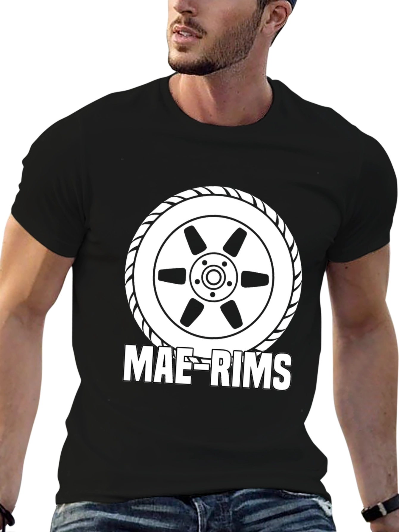 MAE-RIMS Graphic Black T-Shirt