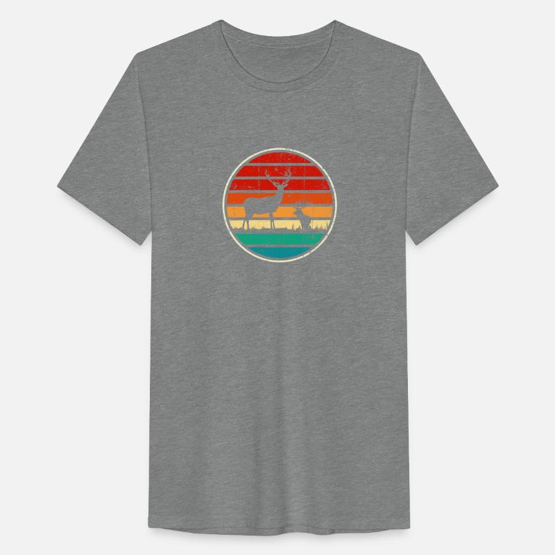 Deer sunset